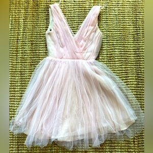 New Zara Pink Tulle Mini Dress- Limited edition